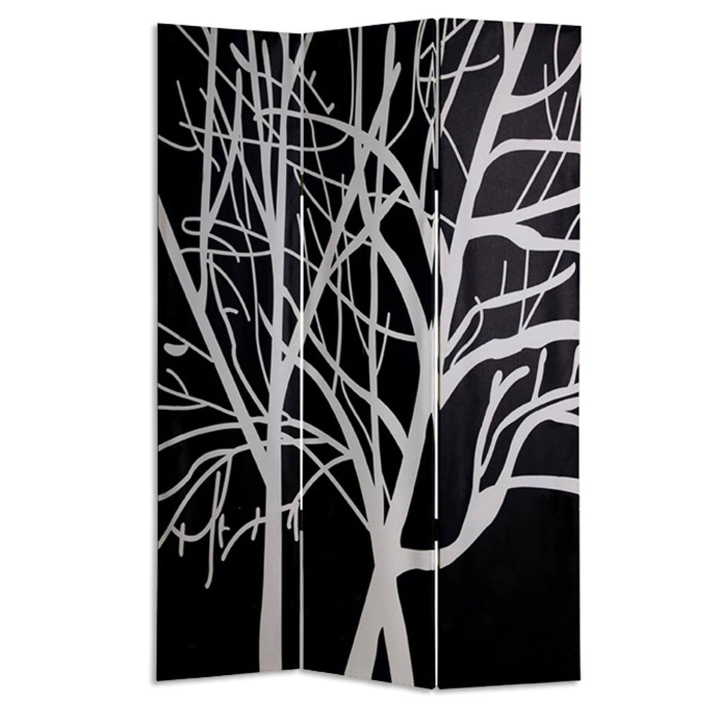 Multi Color Wood Canvas Screen V336541