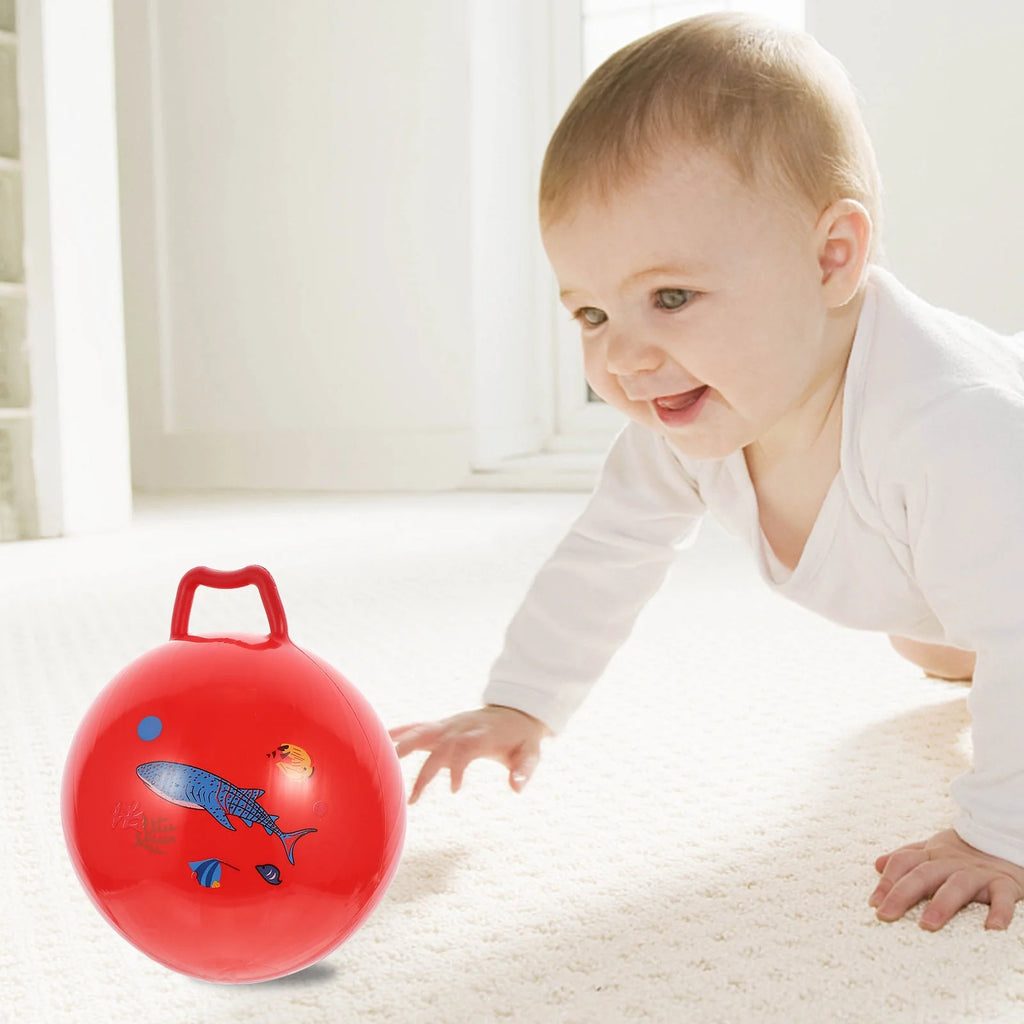 3Pcs Inflatable Hopper Balls with Handle V2649