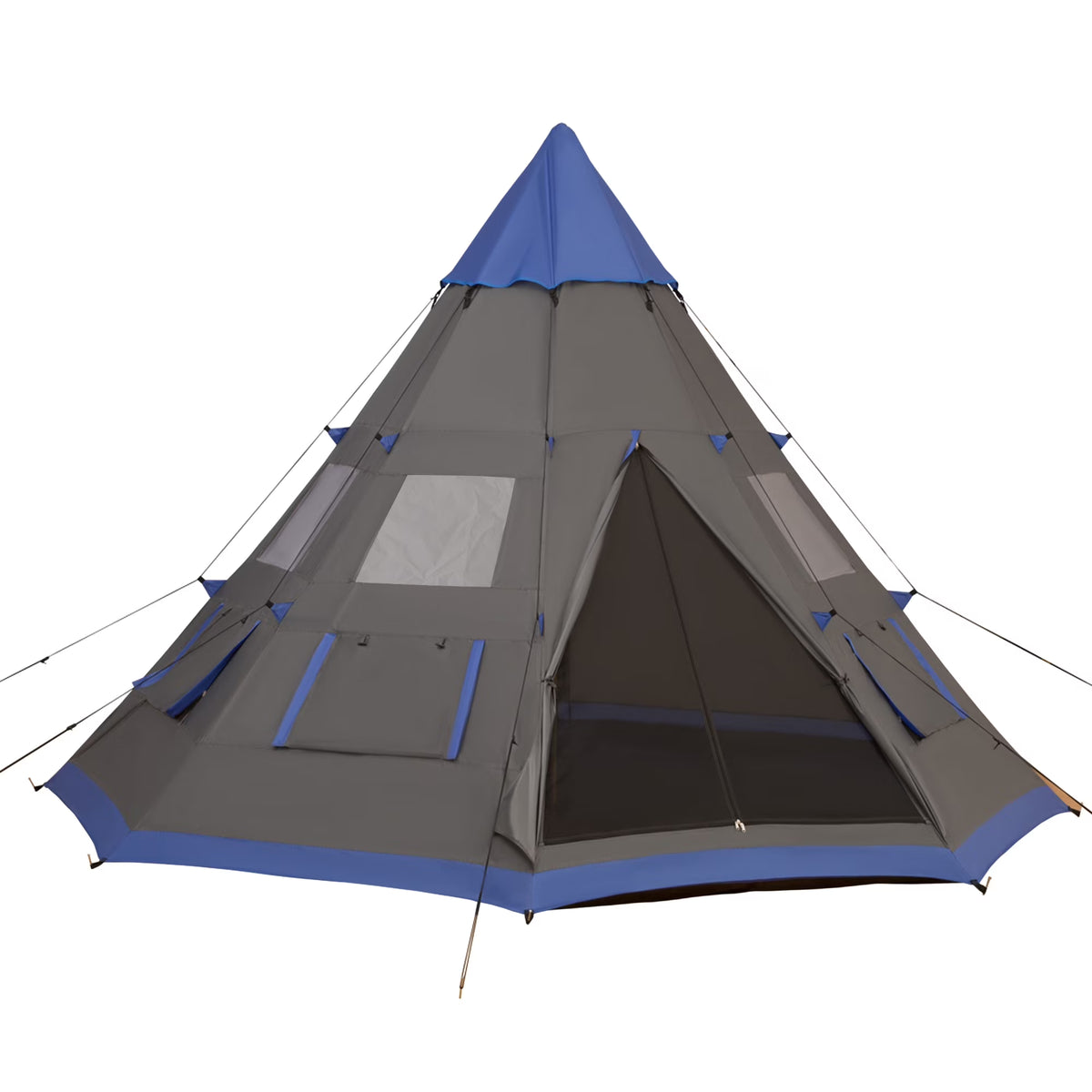 12Ft 4 Season Camping Tent with 8 Mesh Windows C476