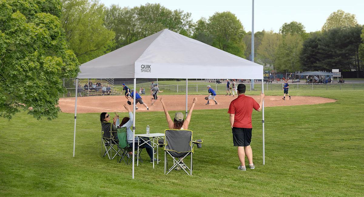 10' x 10' Instant Canopy with Wall Panel, White K6095