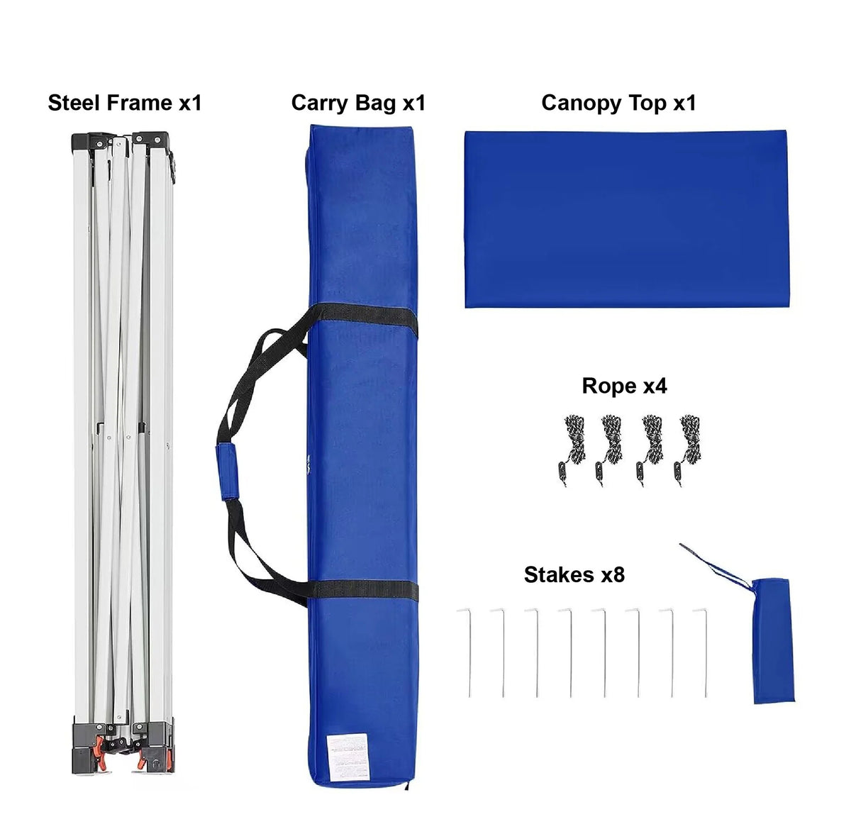 10' x 10' Blue Pop-up Canopy U214