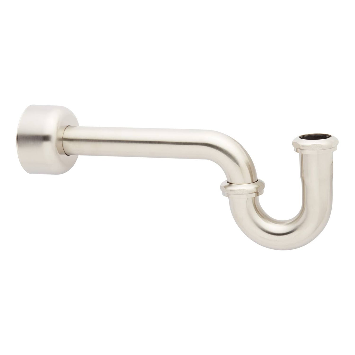 1-1/4x22 P-Trap with High Box Flange - Polished Brass V4950